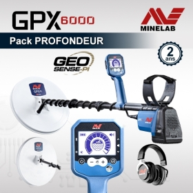 Détecteur GPX 6000 Minelab - Pack Profondeur