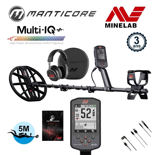 Vous êtes à la recherche d'un detecteur de metaux puissant ? Optez pour le Minelab Manticore, c'est le top !