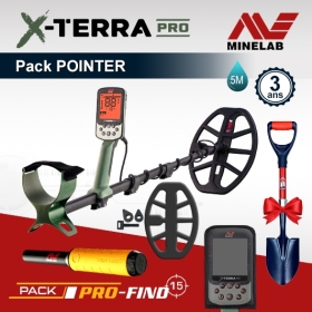 Détecteur X-Terra Pro Minelab - Pack Pointer
