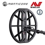 D'autres têtes de détection peuvent être ajoutées au détecteur Minelab Manticore dont le disque M12 de 30 x 38 cm.