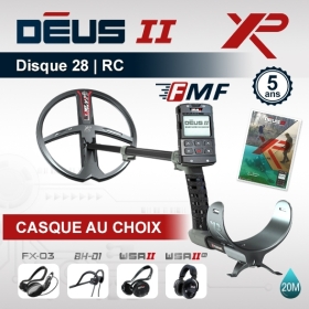 Détecteur Deus 2 RC Custom XP - Disque 28 cm FMF