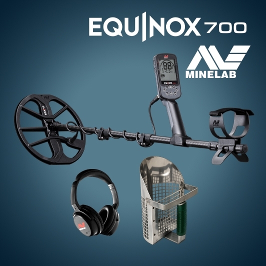 Détecteur Equinox 700 Minelab - Pack Plage