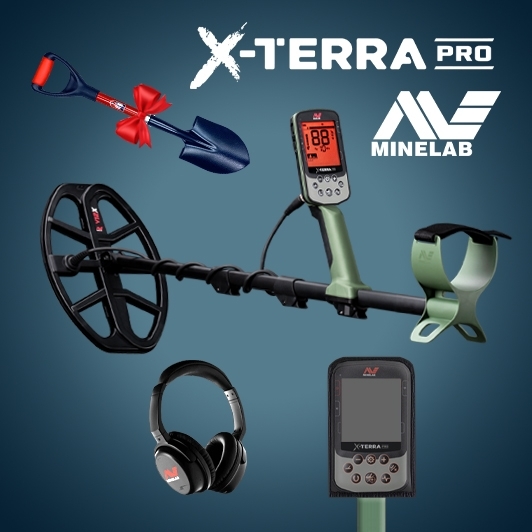 Détecteur X-Terra Pro Minelab - Pack Casque Sans Fil