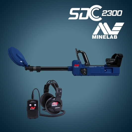 Détecteur SDC 2300 Minelab - Pack Casque Sans Fil