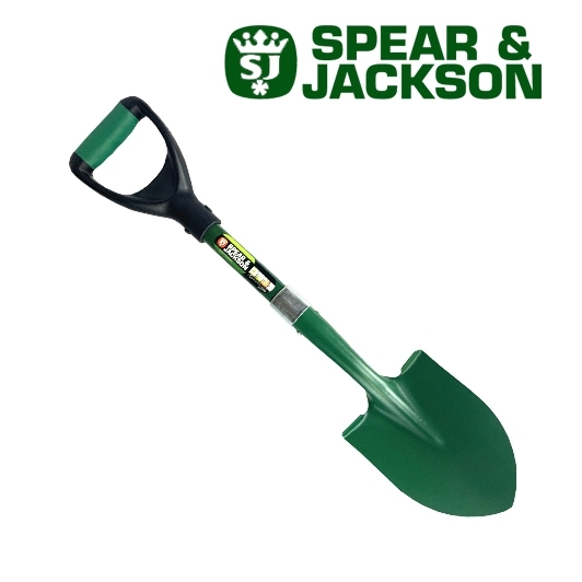 Pelle Spear and Jackson avec manche en fibre de verre et lame en acier trempé.