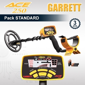 Le Garrett Ace 250 permet une prise en main rapide même pour les personnes n'ayant jamais utilisé de détecteur de métaux..